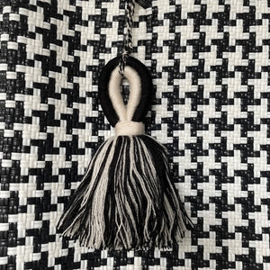 Black and white houndstooth bag - Mystic World Finds