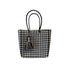 Large Mercado Bag With Tassel, Houndstooth