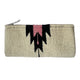 Pink Agave Zapotec Southwest Wool Zippered Wallet With Credit Card Holder - Mystic World Finds