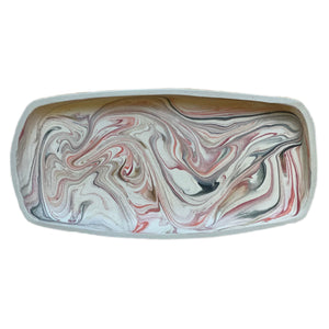 Swirled Ceramic Decorative Tray