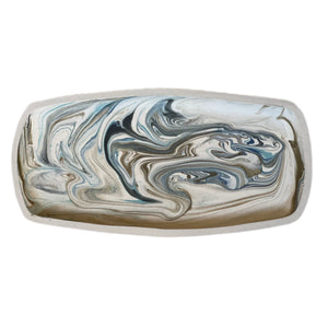 Cuatro Suspiro Ceramic Matte Unglazed Swirled Storage Tray -  Mystic World Finds