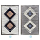 Pink Blue Gray 3' x 5' Medium Naturally Dyed Customizable Rug with Zapotec Geometric Patterns Citizenry Rugs - Mystic World Finds