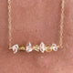 Custom Energy Reading Crystal Bar Diamond quartz rutile quartz Necklace - Mystic World Finds