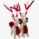 Keepsake Christmas Wool Brightly Colored Reindeer Figurine - Mystic World Finds