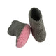Mexican Knitted Gray and Pink Baby Booties - Mystic World Finds