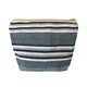 Naturally Dyed Guatemalan  Black and White Striped  Makeup Bag - Mystic World Finds