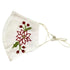Hand Embroidered Poinsettia Face Mask