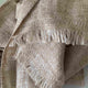 Super Soft Finely Woven Beige Baby Yak Wool Scarf Shawl - Mystic World Finds
