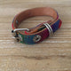 Extra-Small Guatemalan Leather Tribal Dog Collar - Mystic World Finds