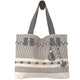 Large Cotton Embroidered Tote