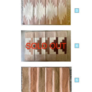 3'x5' Naturally Dyed Rugs (Customizations Available)