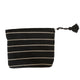 handmade striped black tablet zippered sleeve - Mystic World Finds