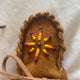 Suede Beaded Baby Moccasins