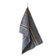 Extra Large Blue Checkered Striped Cotton Mexican Dish Towels with Hook - Mystic World Finds