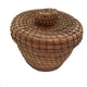 Small Pine Needle Basket Lidded Container - Mystic World Finds