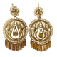 Oaxacan Gold Filigree Dangle Earrings - Mystic World Finds