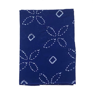 Navy Blue Bandhani Indian Cotton Scarf - Mystic World Finds
