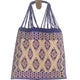 Fully Embroidered Purple Chiapas Hammock Bag with Braided Handles - Mystic World Finds