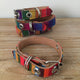 Extra-Small Guatemalan Leather Tribal Dog Collar - Mystic World Finds